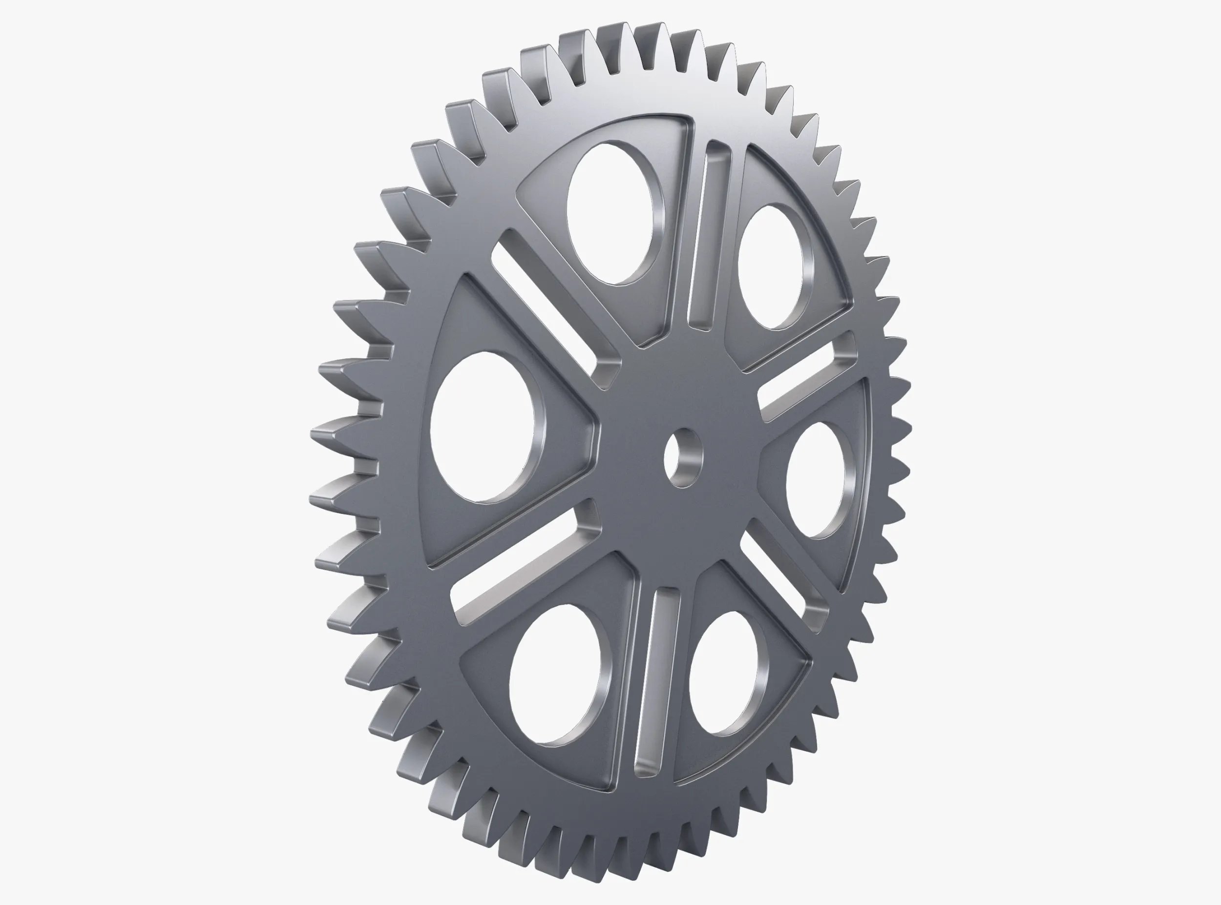 Gear Spur D304mm T12mm M1 3D Model .c4d .max .obj .3ds .fbx .stl .blend 
