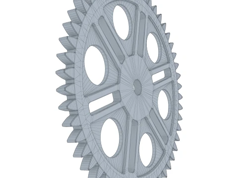 Gear Spur D304mm T12mm M1 3D Model