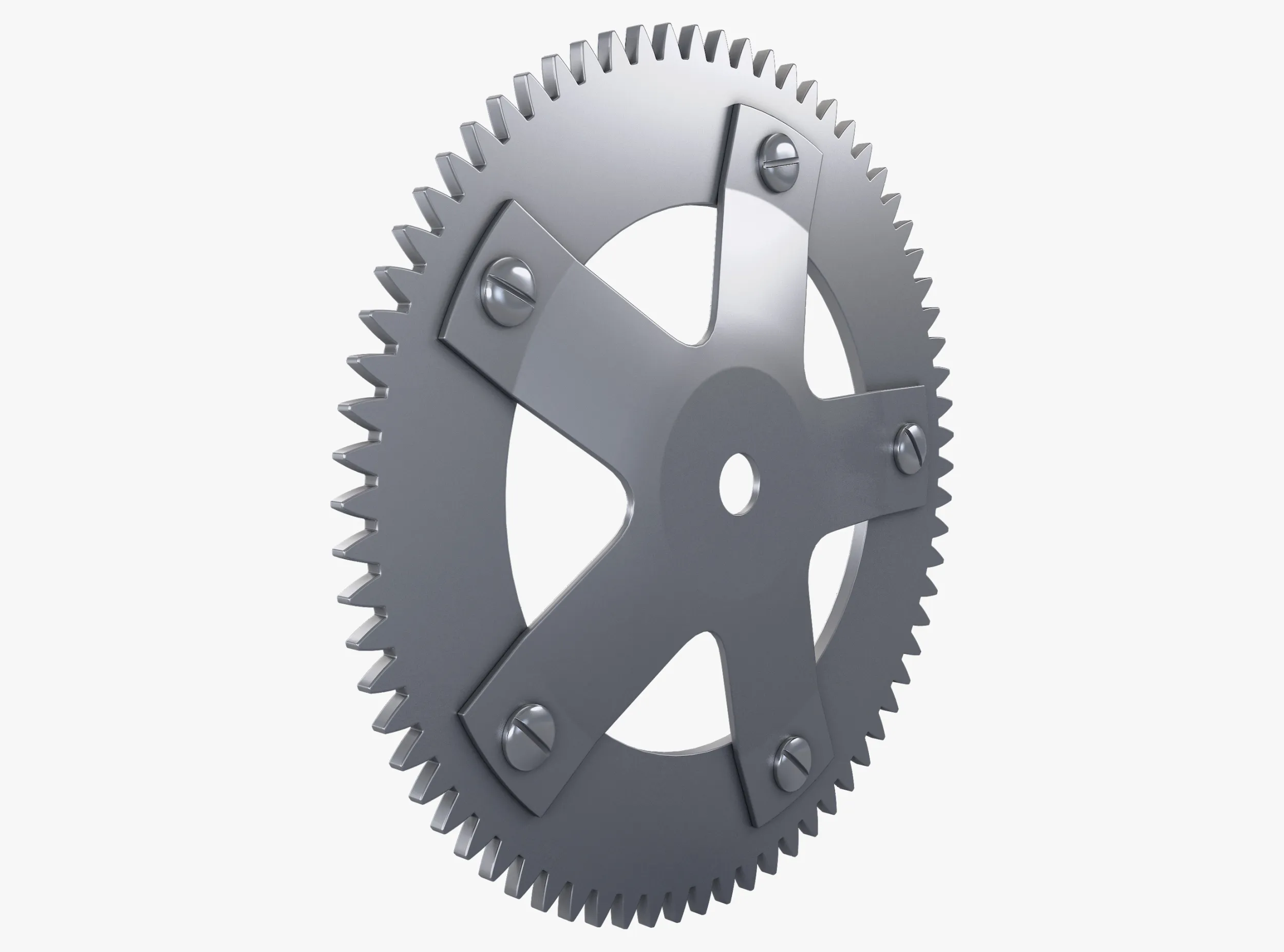 Gear Spur D308mm T18mm M1 3D Model .c4d .max .obj .3ds .fbx .stl .blend 