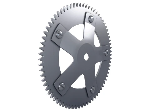 Zahnrad D308mm T18mm M1 3D Modell