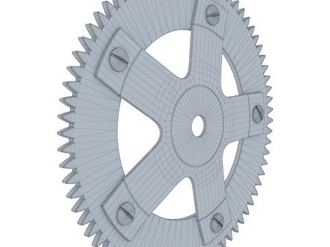 Gear Spur D308mm T18mm M1 3D Model