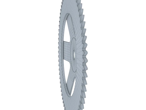 Gear Spur D308mm T18mm M1 3D Model
