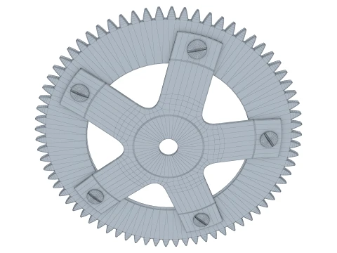 Gear Spur D308mm T18mm M1 3D Model