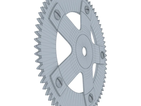 Gear Spur D308mm T18mm M1 3D Model