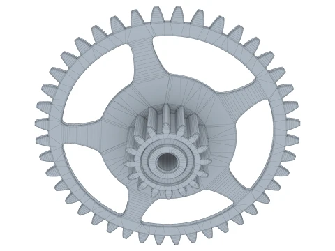 Sperone per ingranaggi D312mm T57mm M1 Modello 3D