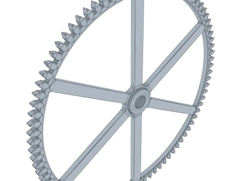 歯車平径 D326mm T15mm M1 3Dモデル