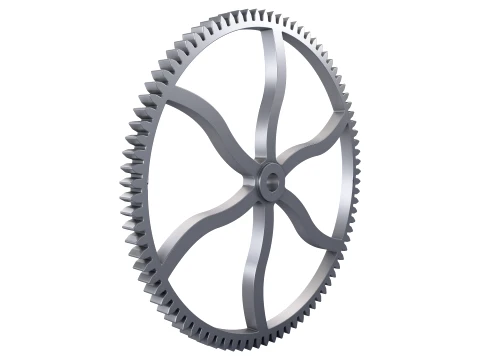 Zahnrad D326mm T22mm M1 3D Modell