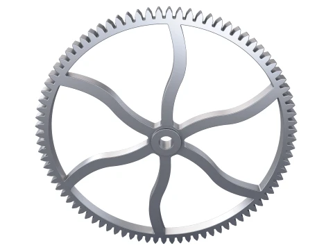 Sperone per ingranaggi D326mm T22mm M1 Modello 3D