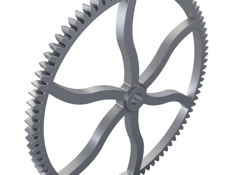 Sperone per ingranaggi D326mm T22mm M1 Modello 3D