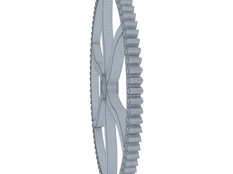 Sperone per ingranaggi D326mm T22mm M1 Modello 3D
