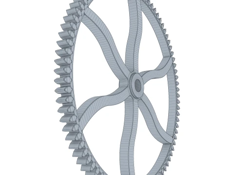 Sperone per ingranaggi D326mm T22mm M1 Modello 3D