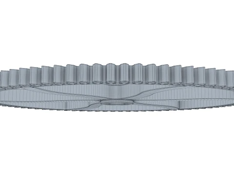 Sperone per ingranaggi D326mm T22mm M1 Modello 3D