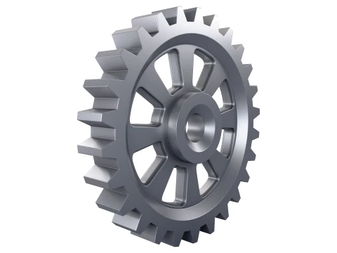 Zahnrad D326mm T54mm M1 3D Modell