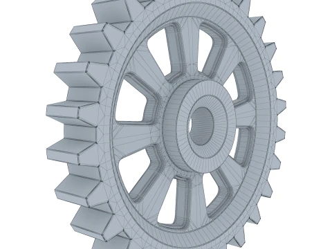 歯車平径 D326mm T54mm M1 3Dモデル