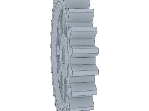歯車平径 D326mm T54mm M1 3Dモデル