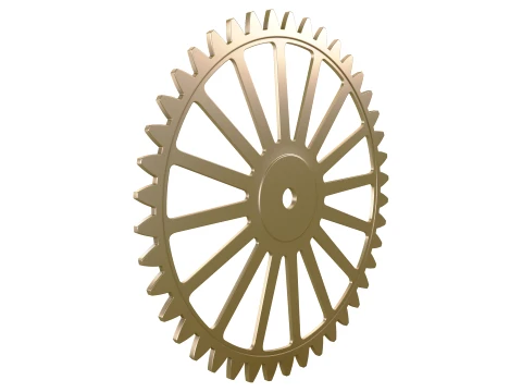 Zahnrad D374mm T6mm M1 3D Modell