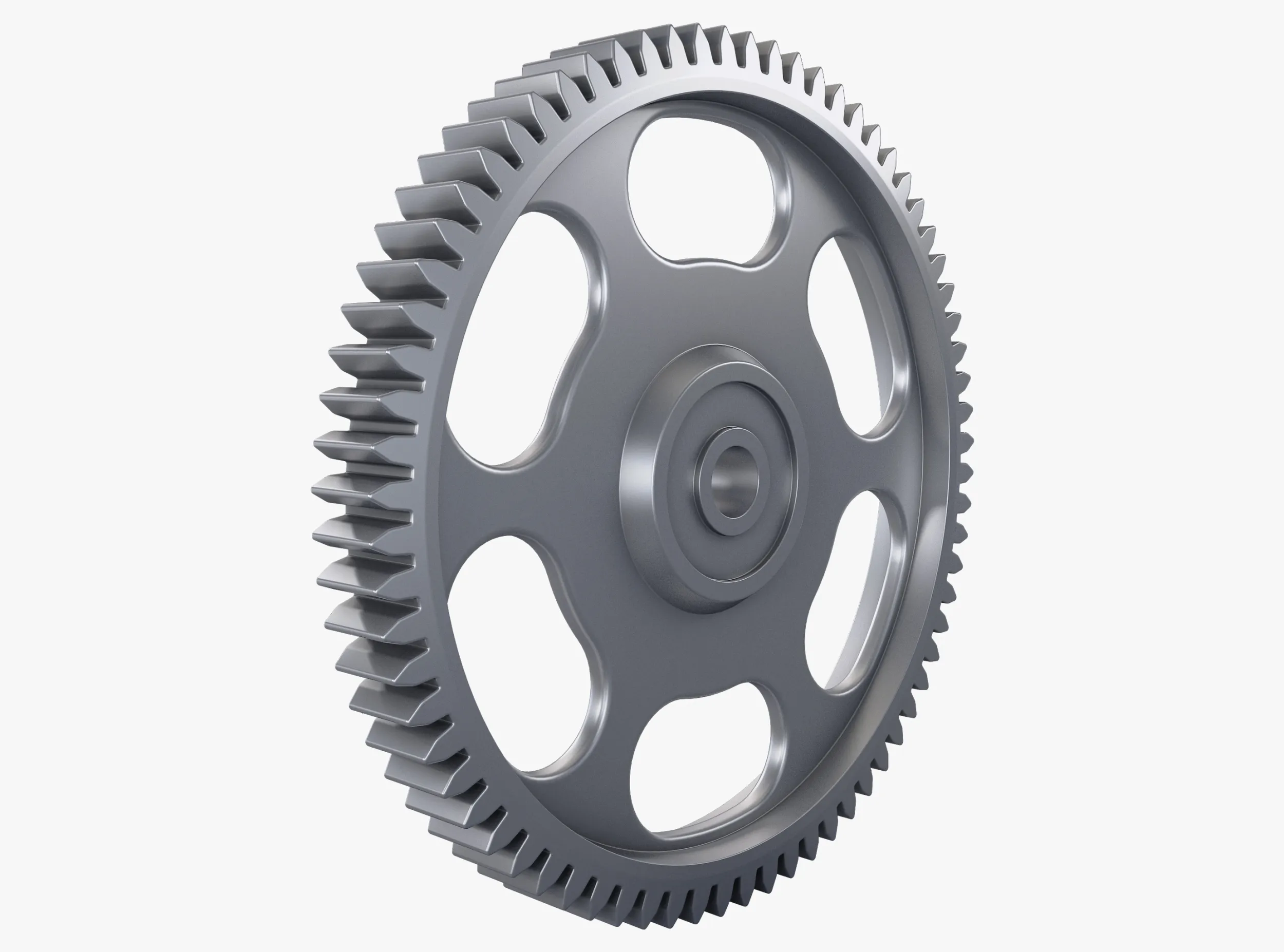 Gear Spur D397mm T43mm M1 3D Model .c4d .max .obj .3ds .fbx .stl .blend 
