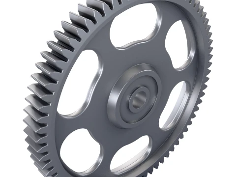 Gear Spur D397mm T43mm M1 3D Model