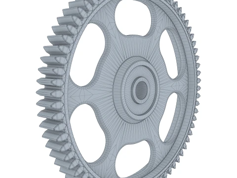 Gear Spur D397mm T43mm M1 3D Model