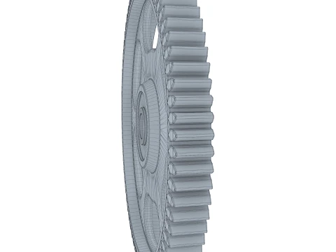 Gear Spur D397mm T43mm M1 3D Model