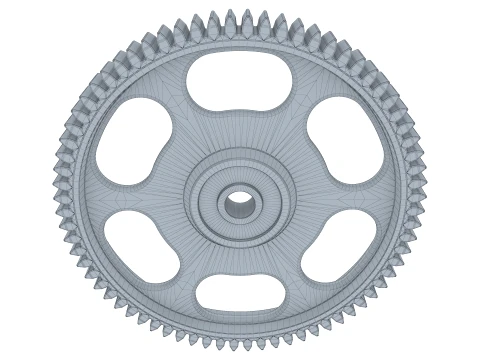 Gear Spur D397mm T43mm M1 3D Model