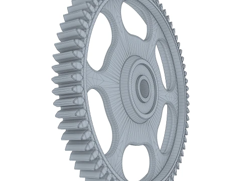 Gear Spur D397mm T43mm M1 3D Model