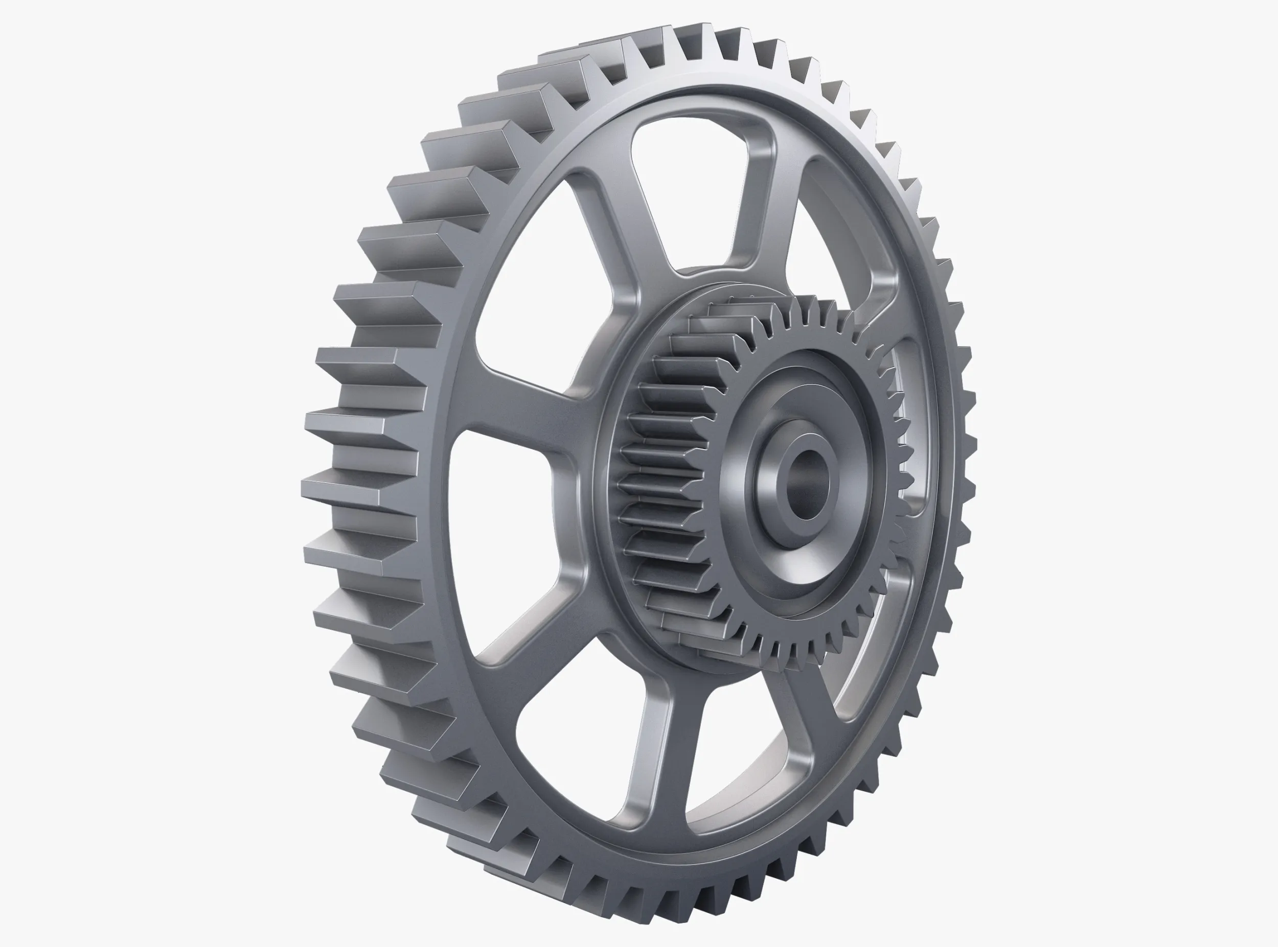 Gear Spur D524mm T119mm M1 3D Model .c4d .max .obj .3ds .fbx .stl .blend 