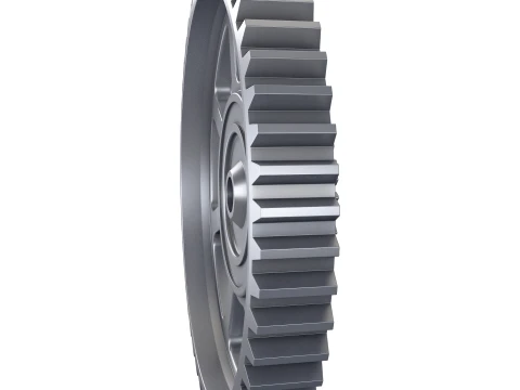 Gear Spur D524mm T119mm M1 3D Model
