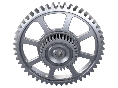 Gear Spur D524mm T119mm M1 3D Model