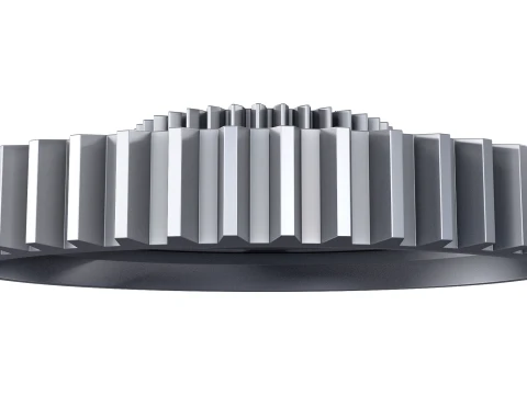 Gear Spur D524mm T119mm M1 3D Model
