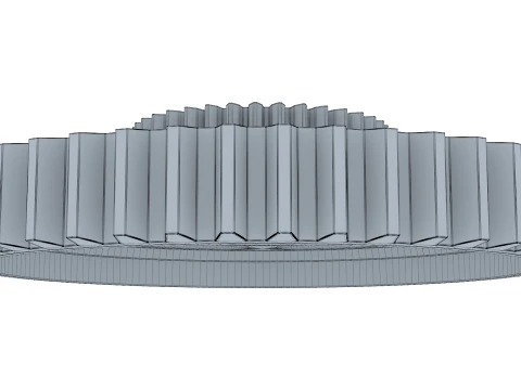 Gear Spur D524mm T119mm M1 3D Model
