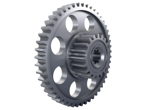 Zahnrad D567mm T161mm M1 3D Modell