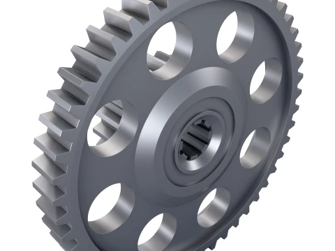 Gear Spur D567mm T161mm M1 3D Model
