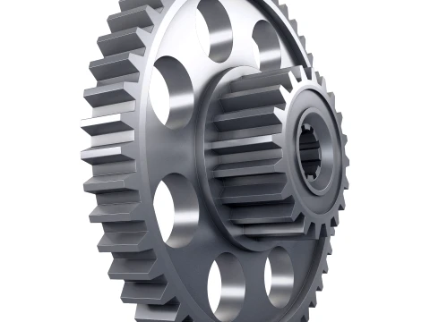Gear Spur D567mm T161mm M1 3D Model