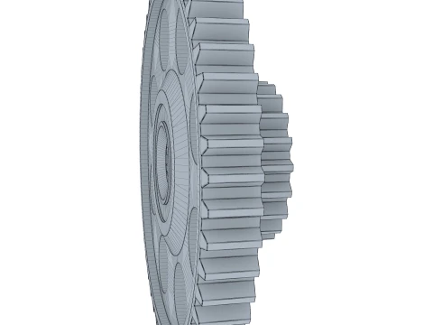 Gear Spur D567mm T161mm M1 3D Model