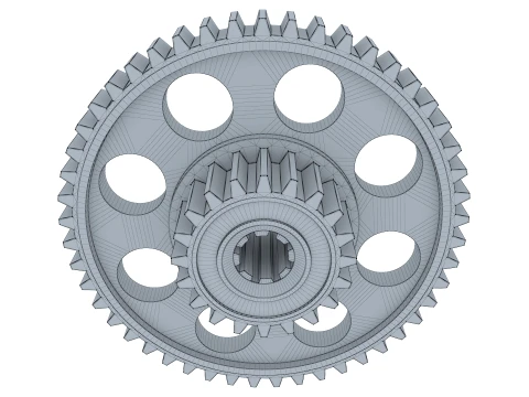 Gear Spur D567mm T161mm M1 3D Model