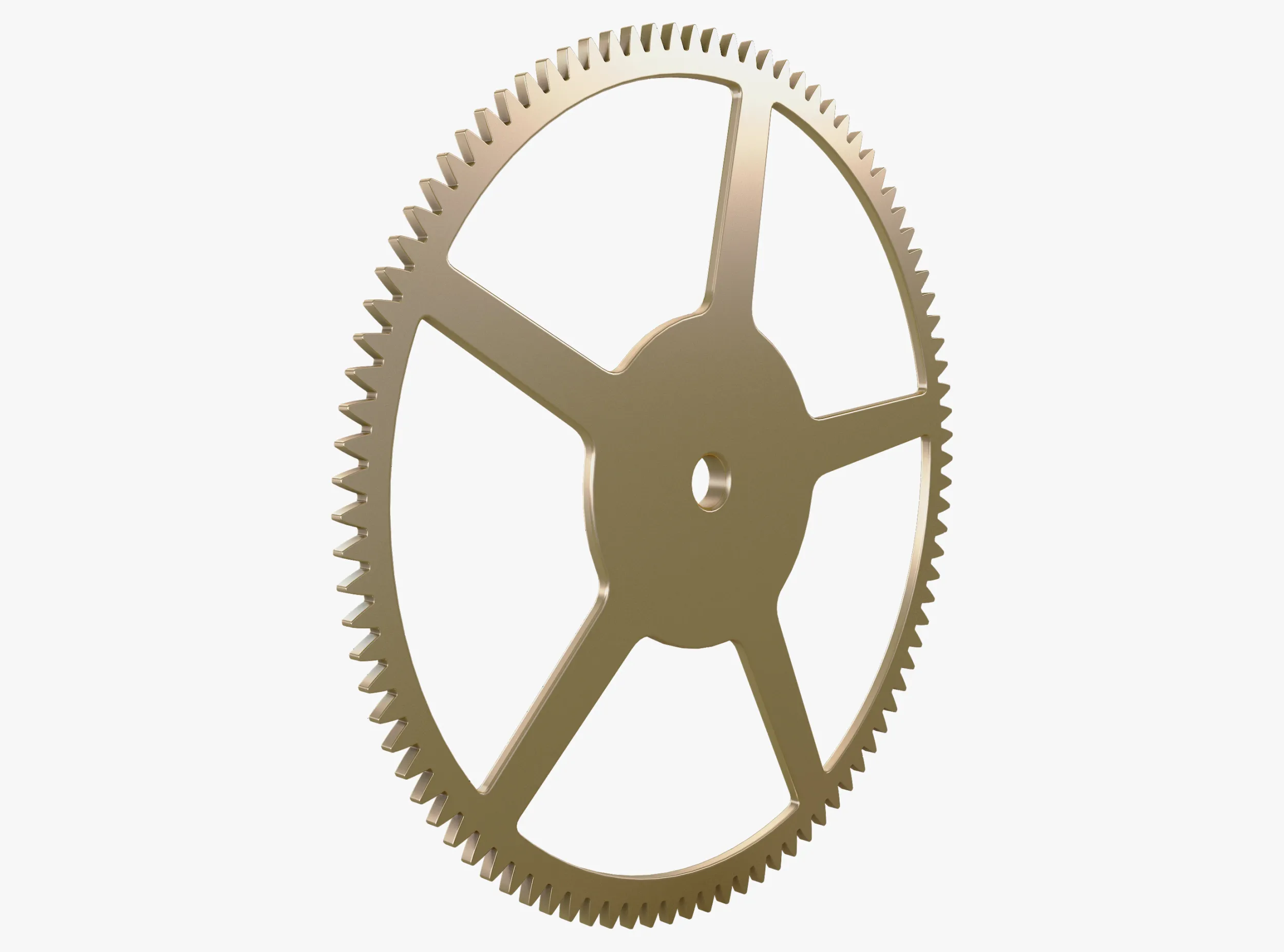 Gear Spur D593mm T18mm M1 3D Model .c4d .max .obj .3ds .fbx .stl .blend 