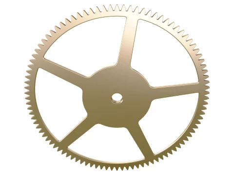 Gear Spur D593mm T18mm M1 3D Model