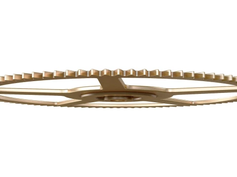 Gear Spur D593mm T18mm M1 3D Model