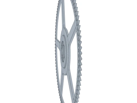 Gear Spur D593mm T18mm M1 3D Model