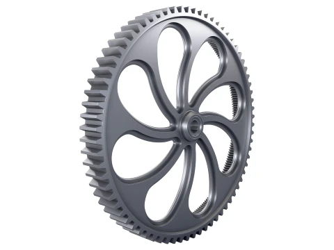 Zahnrad D787mm T96mm M1 3D Modell