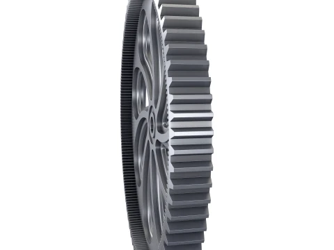 Gear Spur D787mm T96mm M1 3D Model