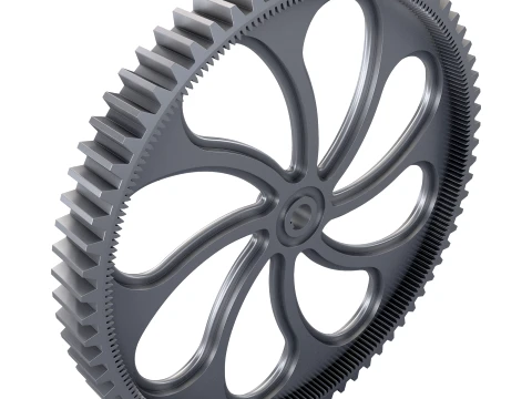 Gear Spur D787mm T96mm M1 3D Model