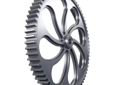 Gear Spur D787mm T96mm M1 3D Model
