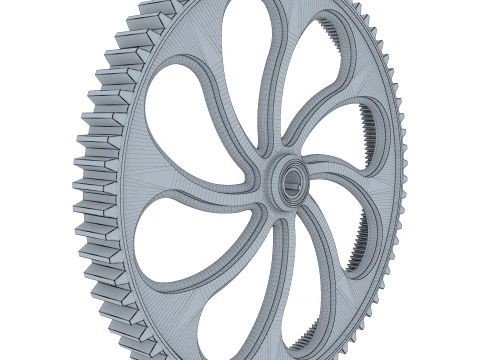 Gear Spur D787mm T96mm M1 3D Model