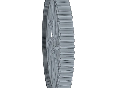 Gear Spur D787mm T96mm M1 3D Model