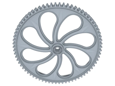 Gear Spur D787mm T96mm M1 3D Model