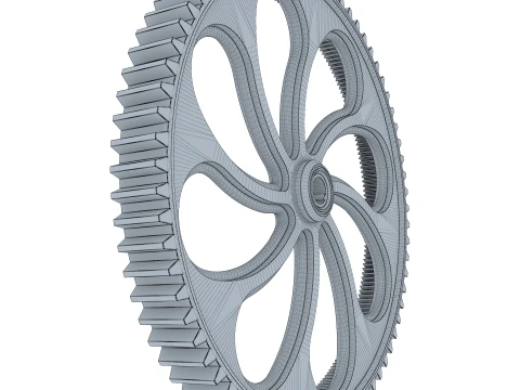 Gear Spur D787mm T96mm M1 3D Model