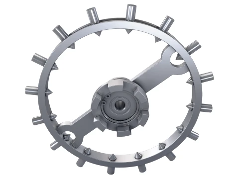 Pinwheel Gear Assembly M1 3D Model