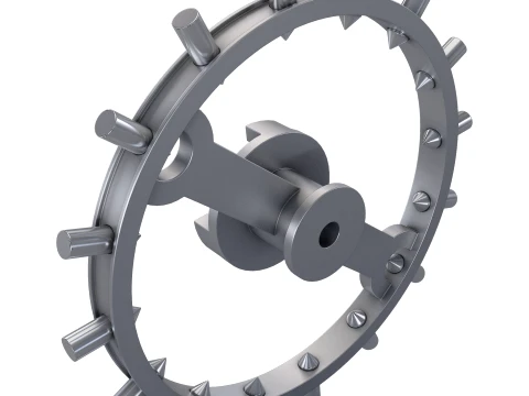 Pinwheel Gear Assembly M1 3D Model